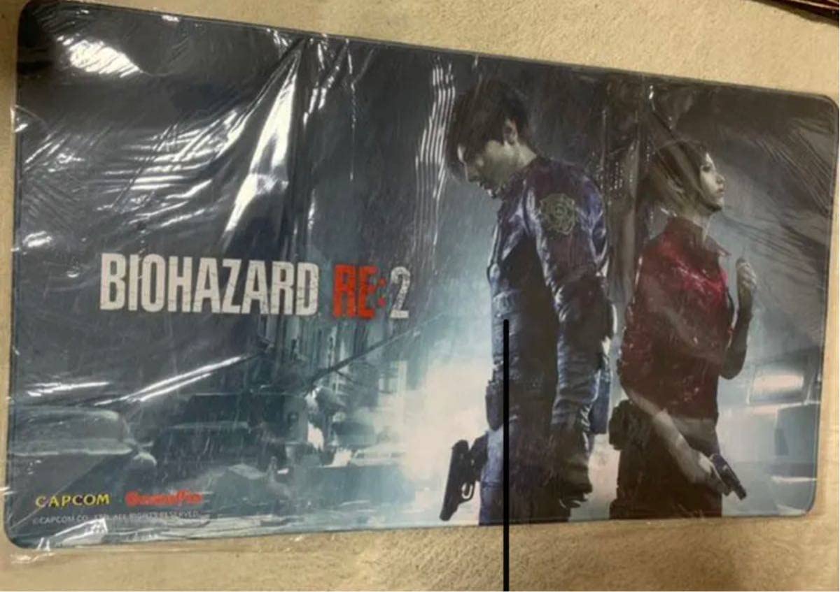 Amazon.co.jp: 未開封 バイオハザード RE:2 デスクパッド デスクマット